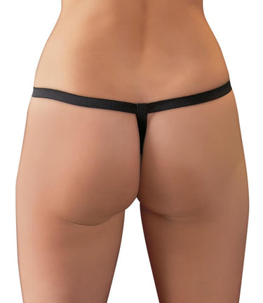Vinyl G-String with Chain